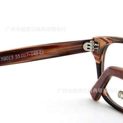 【2014新款 时尚板材仿木眼镜 框架眼镜批发 厂家直销K9013现货供应】价格,厂家,图片,框架眼镜,广州市越秀区睛典眼镜商行-
